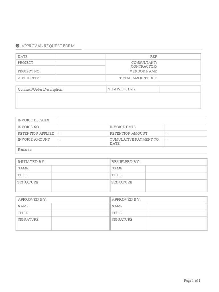 PAF Form | PDF