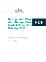 Refrigerated Warehousing and Storage Global Market Competitor Briefing 2023