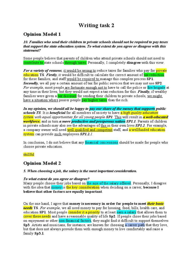 Writing task 2 PDF