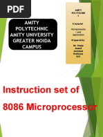 8086 Instruction Set