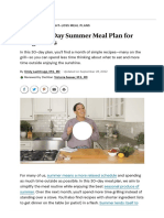 30-Day Meal Plan For Weight Loss