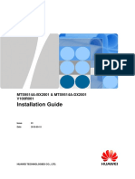 MTS9514A-BX2001 & MTS9514A-DX2001 V100R001 Installation Guide 01