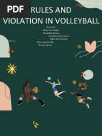 Basic Rules and Violation in Volleyball