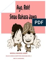 Cover Modul Bahasa Jawa Genap