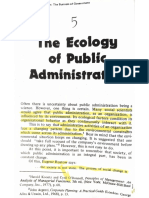 Leviriza (1990) The Ecology of Public Administration 1