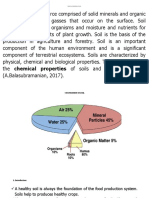 Chemical & Biological Properties of The Soil