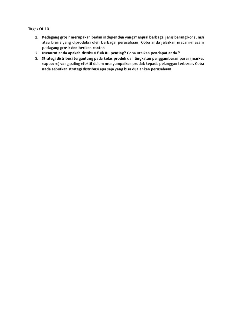 Tugas OL 10 | PDF