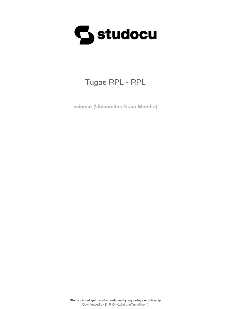 Model Pengembangan Perangkat Lunak RPL | PDF