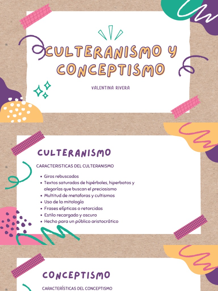 Culteranismo Y Conceptismo Pdf