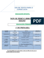 Libros de Texto Curso 23 - 24