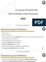 Ketentuan Laprak Urban Akuakultur 2023