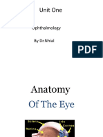 Ophthalmology Unit One Lec1