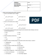 SOAL PAS PAI SD KELAS 4 Semester Genap