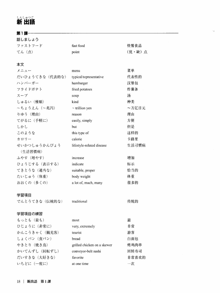 中級へ行こう まとめプリント – 中級へ行こう プリント – BAOBZ