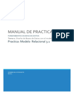 Manual de Practicas - Modelo Relacional 3.1
