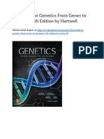 Test Bank For Genetics From Genes To Genomes 5th Edition by Hartwell