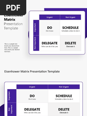 Eisenhower Matrix