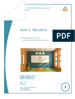 GS Audit Mandate