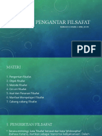 Pengantar Filsafat (Pert 2)