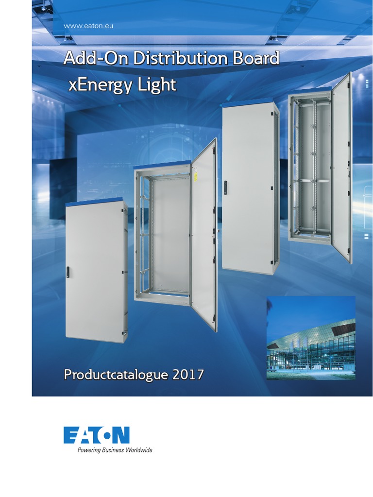 xEnergy Light Add-On Distribution Boards | PDF | Car | Door