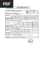 Material Test Certificate for Bolts | PDF | Screw | Manufactured Goods