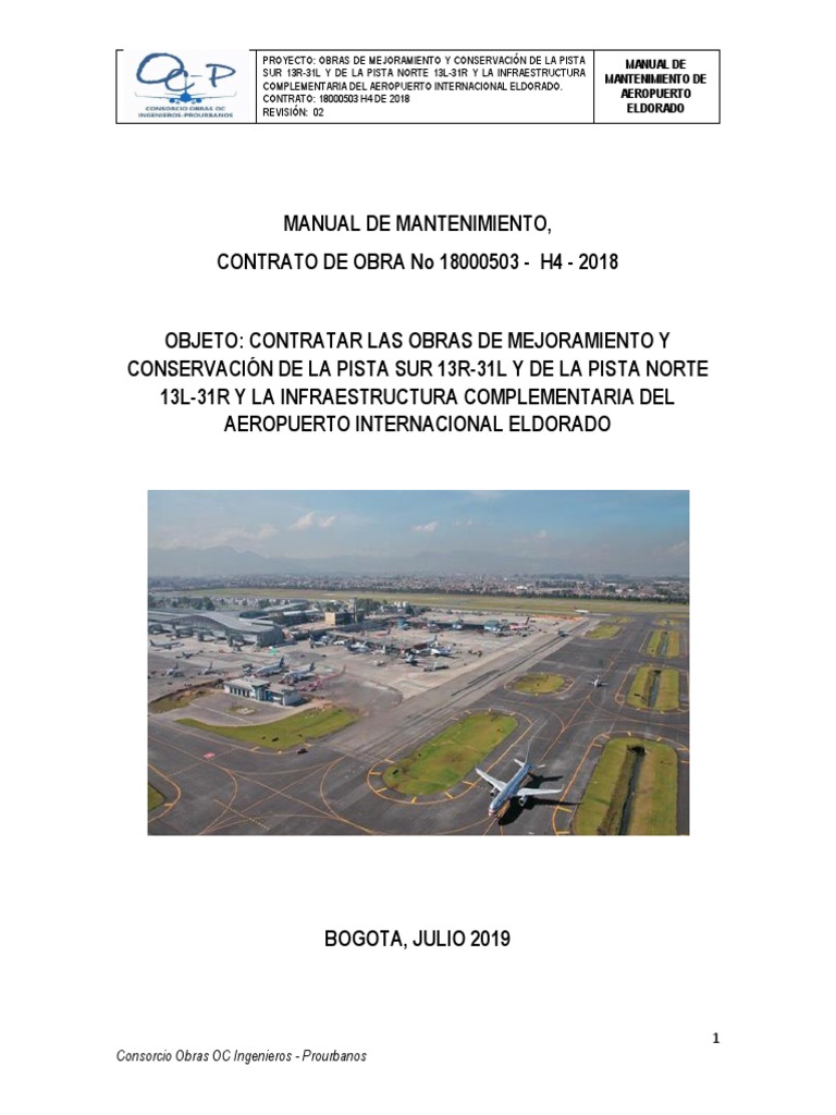 Manual De Mantenimiento Oc Ingenieros Sas Vs 03 Pdf Pdf
