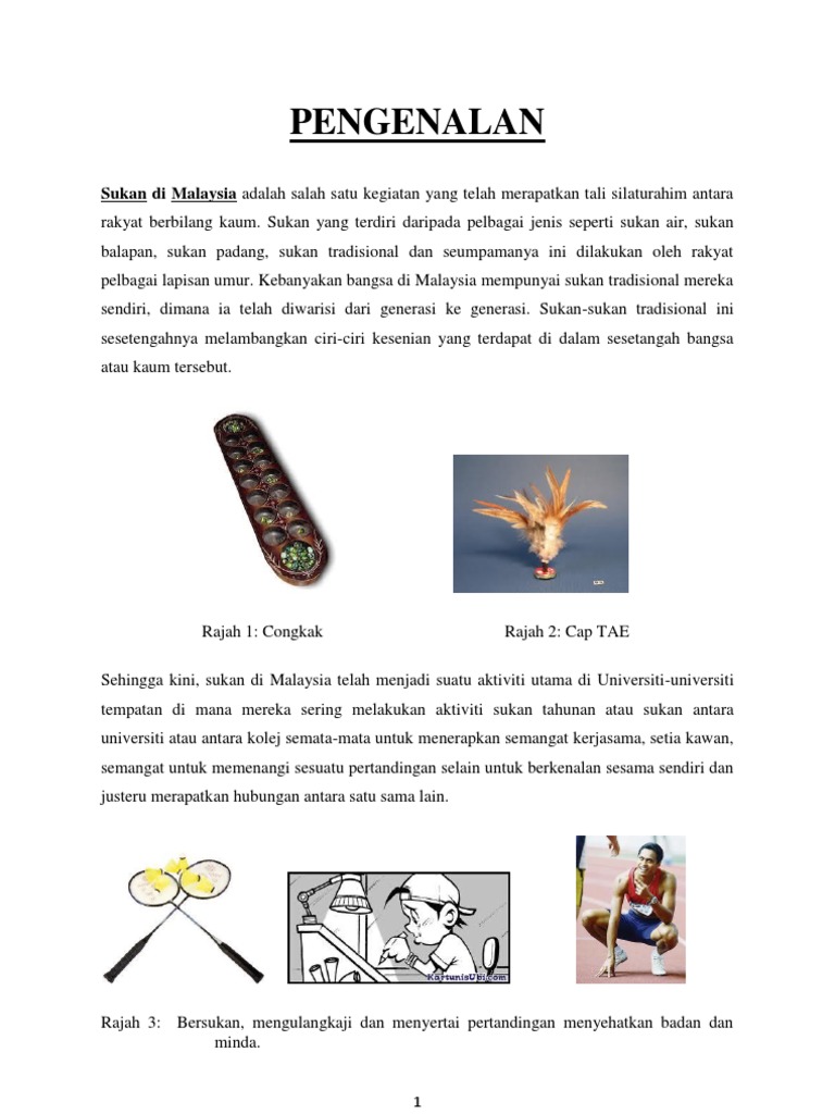 Sukan Di Malaysia Pdf