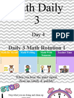 Math Daily 3 Powerpoint Day 4