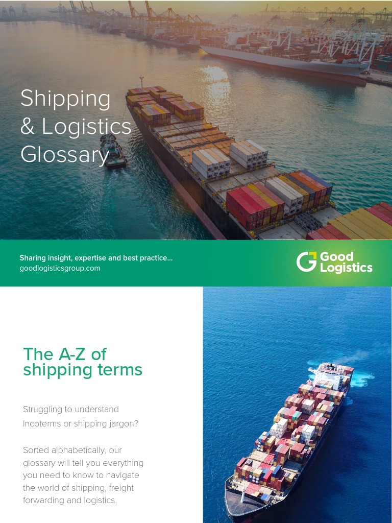 GL Shipping and Logistics Glossary PDF