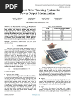 IoT Based Solar Tracking System For Power Output Maximization