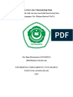 Nur Ifani K - 1910100023 - PAI - Epistemologi Islam - Docx