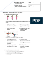 Soal PAT Kelas 3 - PJOK