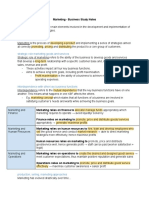 Marketing Business Study Operations