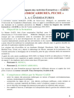 Appel À Candidatures Master GAED 2022-2023 - 230609 - 230929