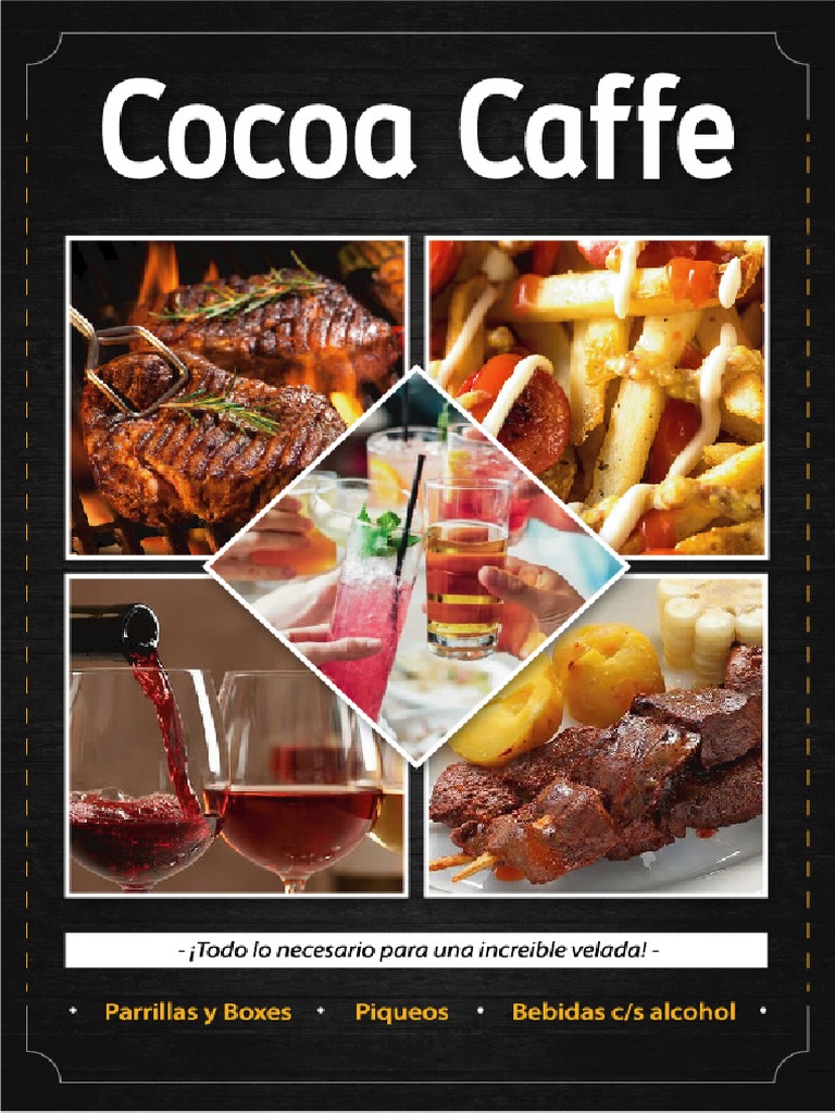Cocoa Caffe Menu PDF