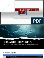 Organic Chemistry-PalSU-BSPE-Lecture 1
