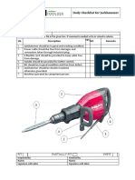 Checklist For Equipment Inspection Breaker