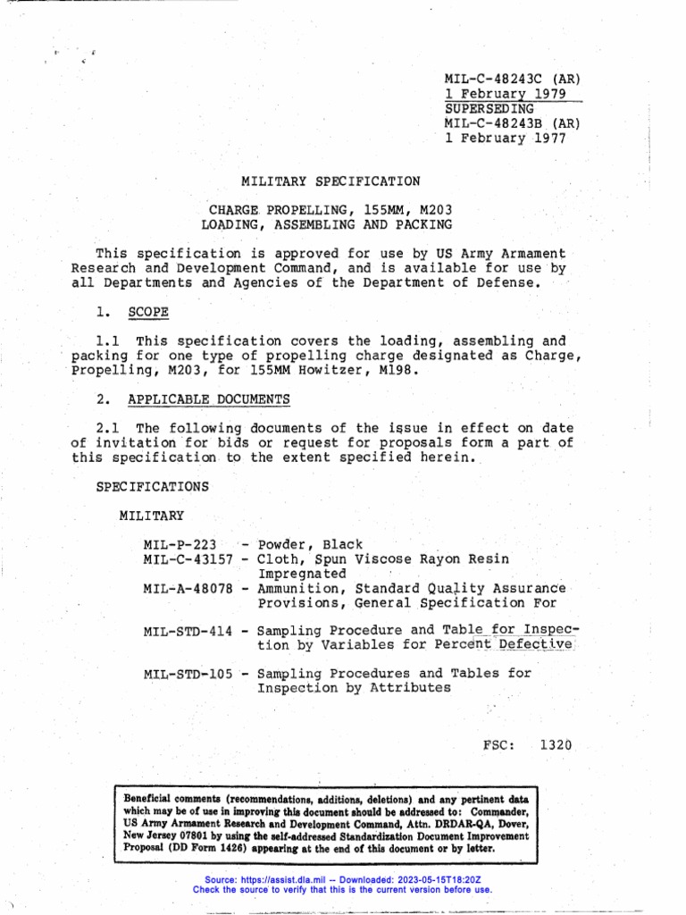 MIL-C-48243 All Previous Amendments Incorporated | PDF | Specification ...