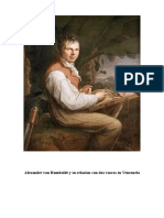 Alexander Von Humboldt y Su Relacion Con Dos Vascos en Venezuela