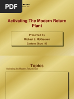 Activating and Troubleshooting the HFC Return Path