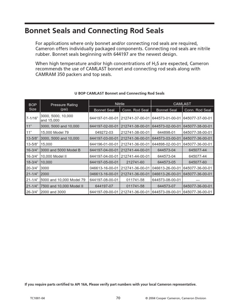 Cameron Type U Boppdf | PDF | Mechanical Engineering | Industrial Processes