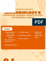 Group 2 - Controlling Microbial Growth in Vivo Antimicobial Agents