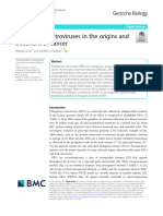 Endogenous retroviruses in the origins and treatment of cancer