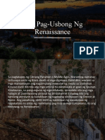 Ang Pag-Usbong NG Renaissance (Autosaved)