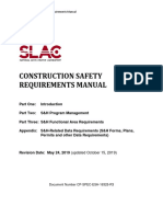Construction Safety Requirements Manual