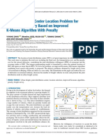 Joint Distribution Center Location Problem For Restaurant Industry Based On Improved K-Means Algorithm With Penalty