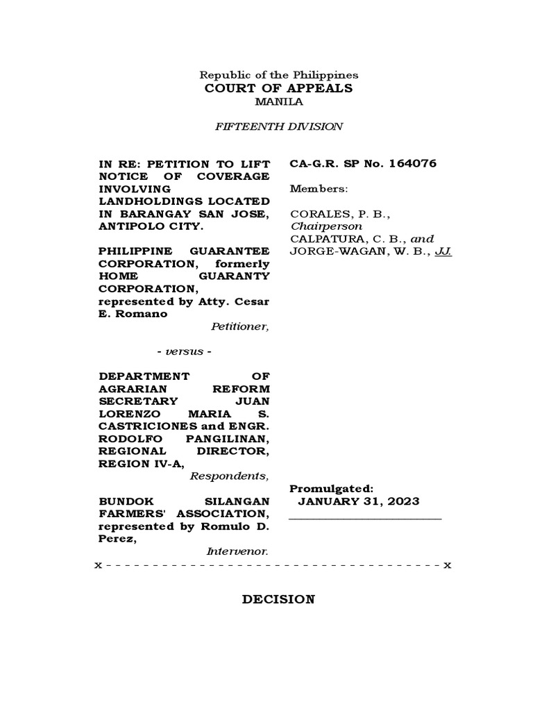 Petition to Lift Notice of Coverage in Antipolo | PDF | Government ...