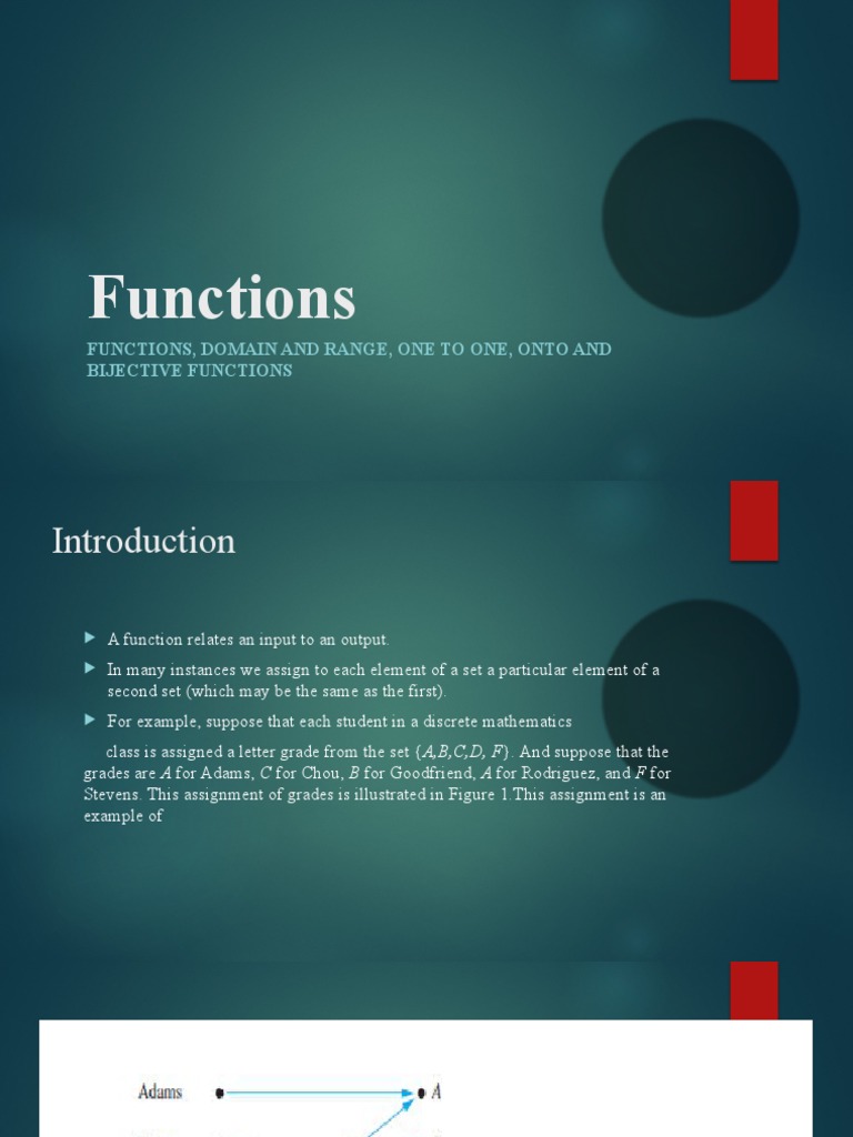 Lecture 2 Functions | PDF | Function (Mathematics) | Mathematical Concepts