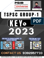 TSPSC Prelims Key 2023