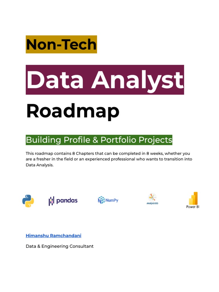 Data Analyst Roadmap | PDF